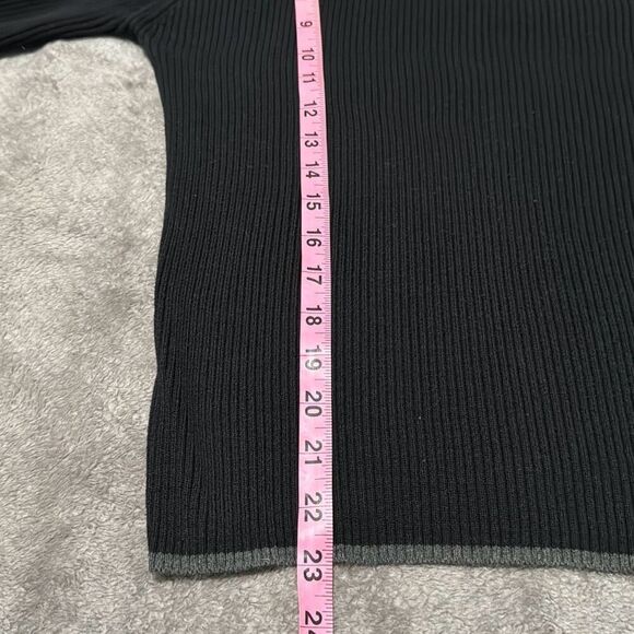 GAP Vintage 1999 Stripe Monochrome Turtleneck Sweater L - Picture 8 of 9